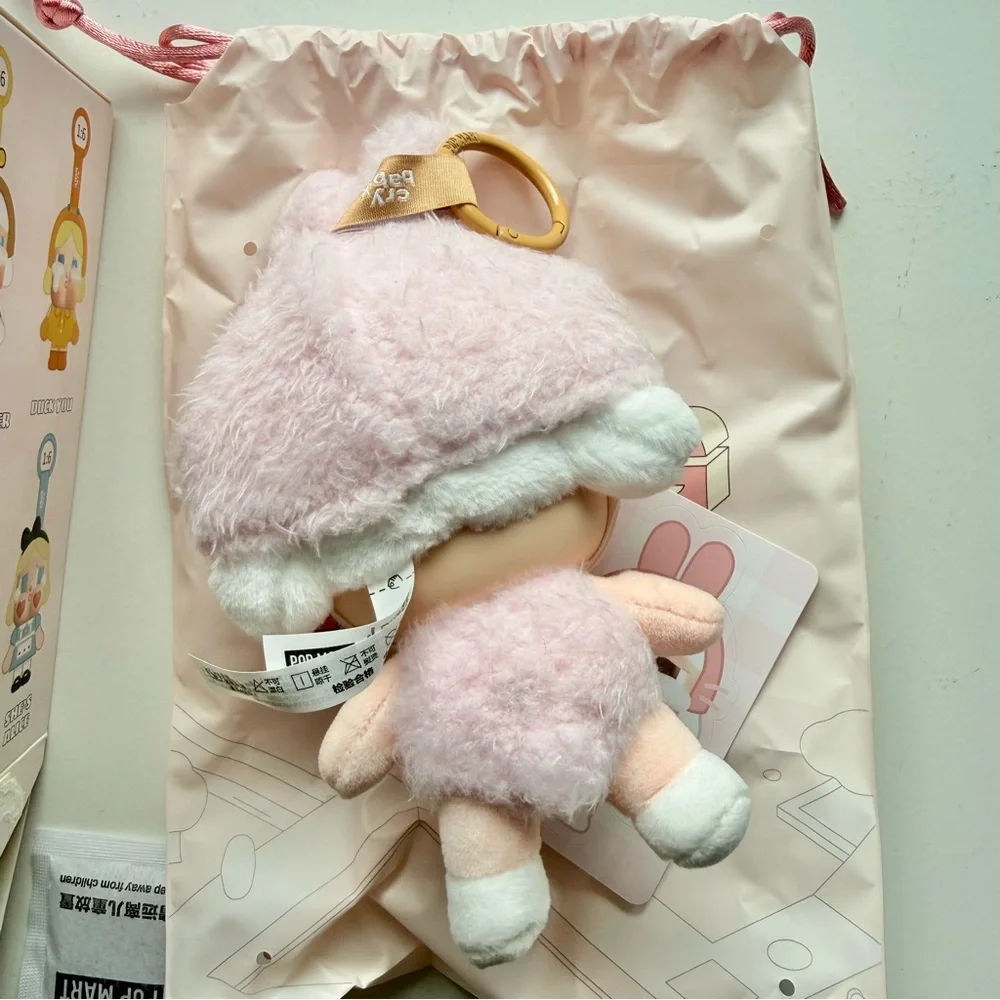 OPEN BOX Pop Mart Crybaby Crying Again I’ll Give You All My Love Plush Bunny - Picture 4 of 9